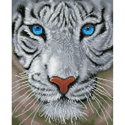 Diamond Art - Tigre Magique Blanc